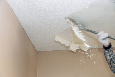Ceiling Texture Removal detail