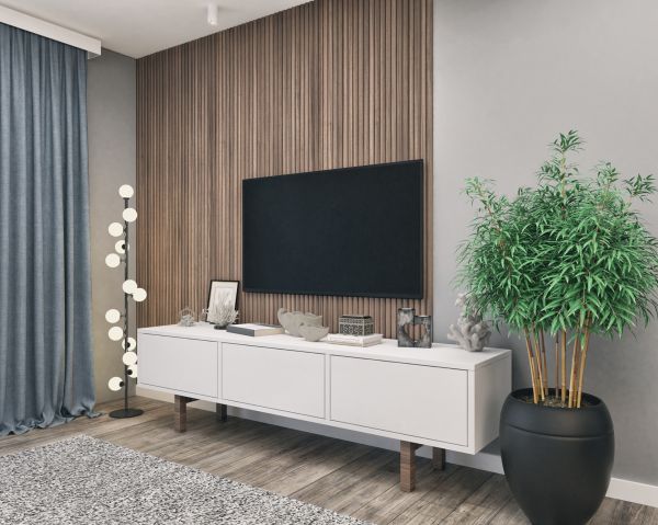 Entertainment Center Painting in Akron