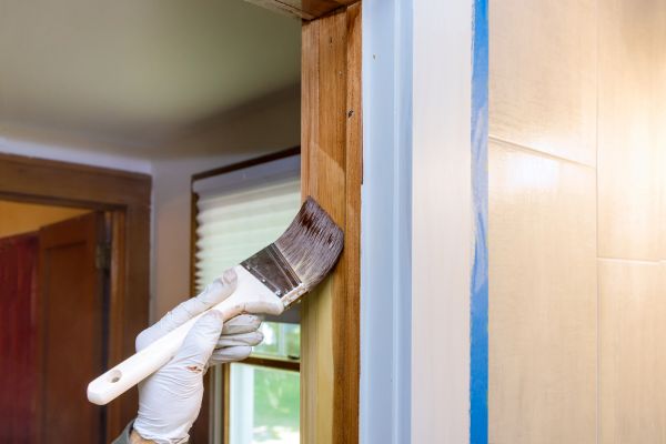 Door Molding Painting