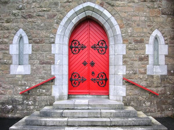 Church Door Painting in Akron